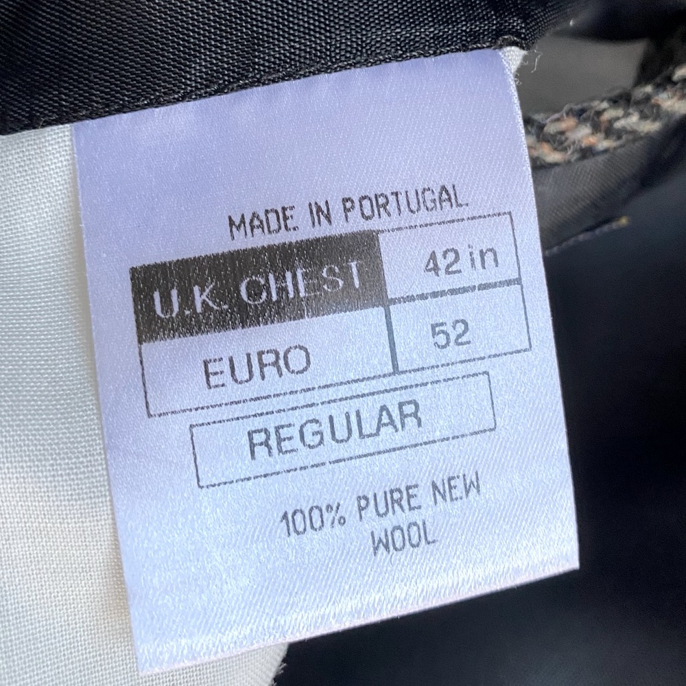 Harris Tweed Alexander London Gray Wool Sport Coat 52 - Picture 17 of 17